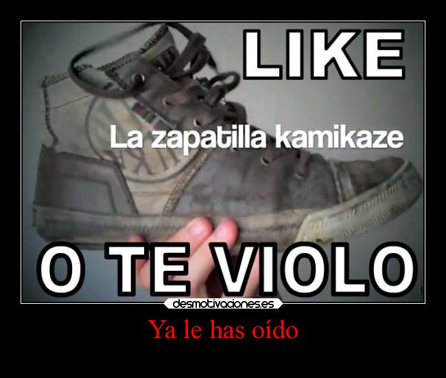 Ya le has oído - 