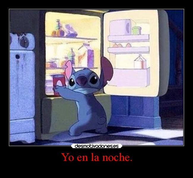 Yo en la noche. -