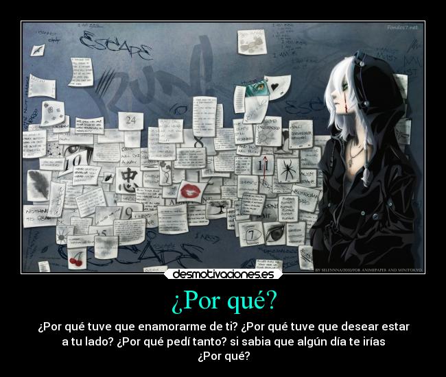 ¿Por qué? -