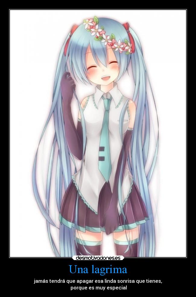 Una lagrima -
