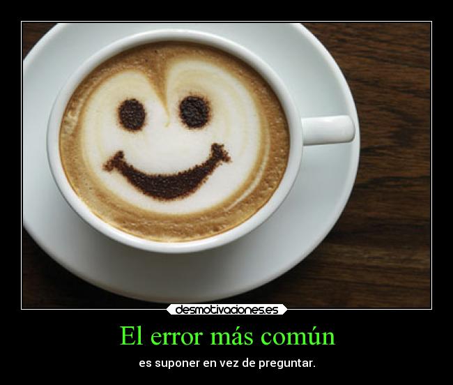 El error más común - 