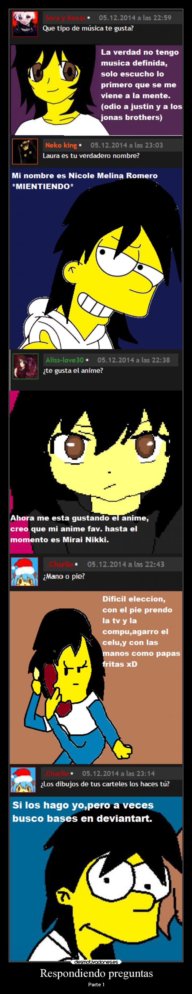 Respondiendo preguntas - Parte 1