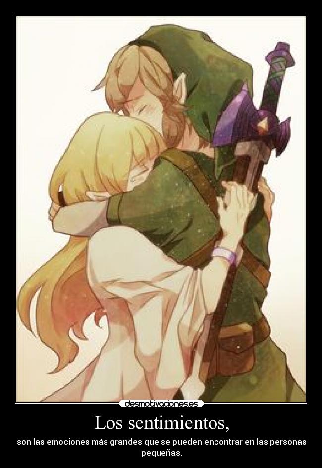 Los sentimientos, - 