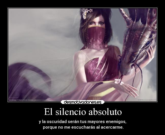 El silencio absoluto -