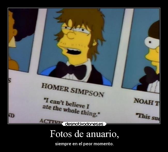 carteles simpsons homer fotosdeanuario nopuedocreerquemelocomieraentero desmotivaciones