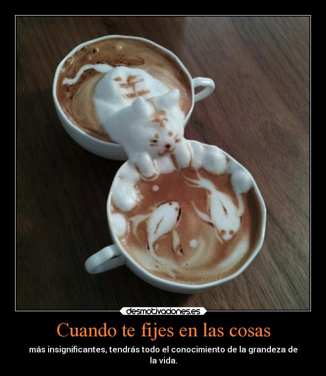 Cuando te fijes en las cosas -