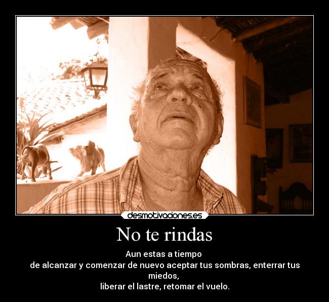 No te rindas -