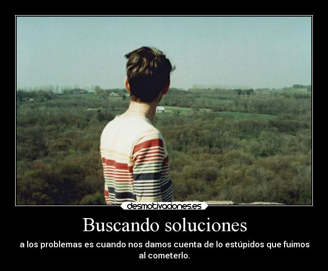 Buscando soluciones - 