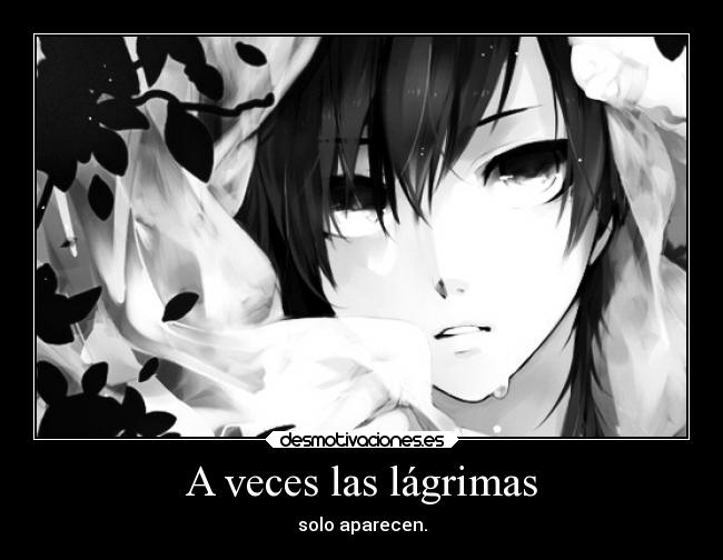 A veces las lágrimas -