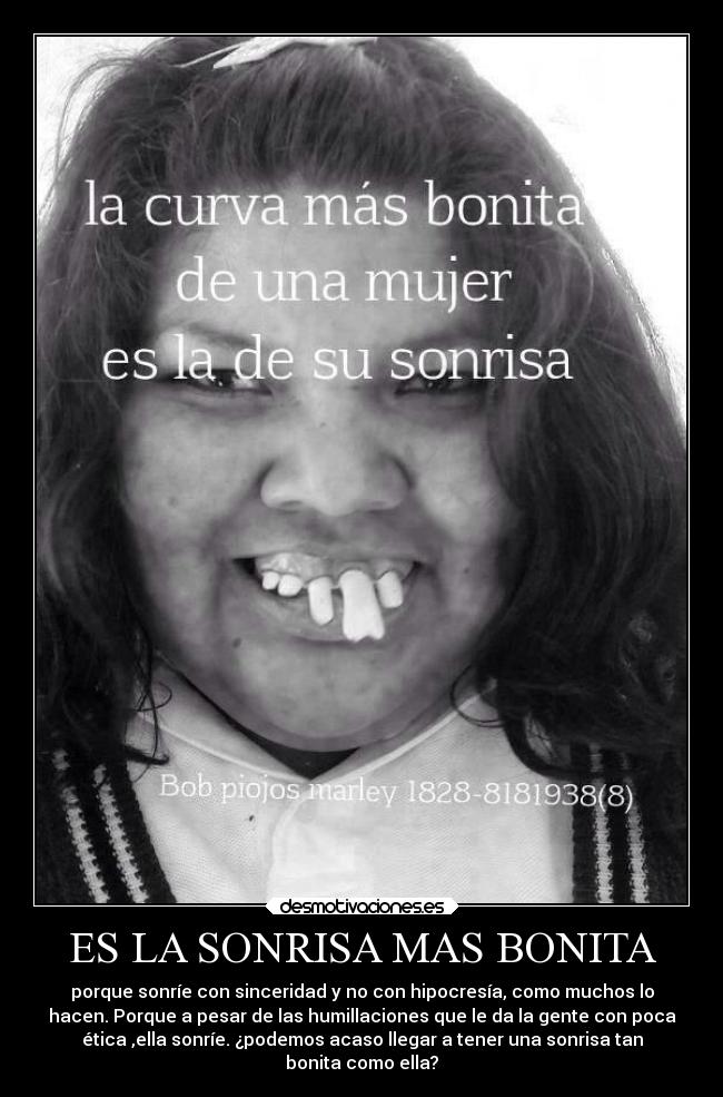 ES LA SONRISA MAS BONITA - 