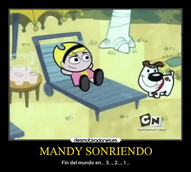 MANDY SONRIENDO -