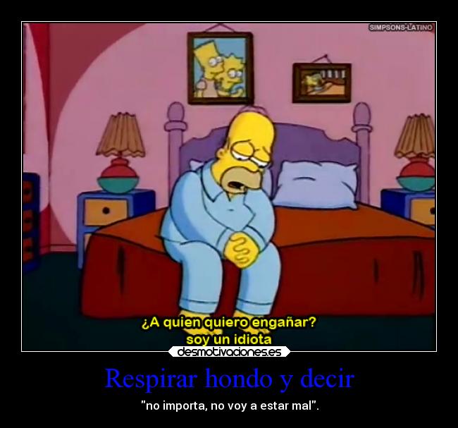 Respirar hondo y decir -