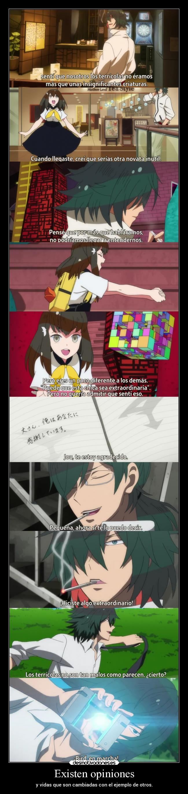 carteles vida anime cambiar estilo ejemplo accion mostrar raptorhunters desmotivaciones