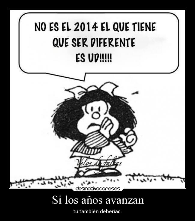 Si los años avanzan -