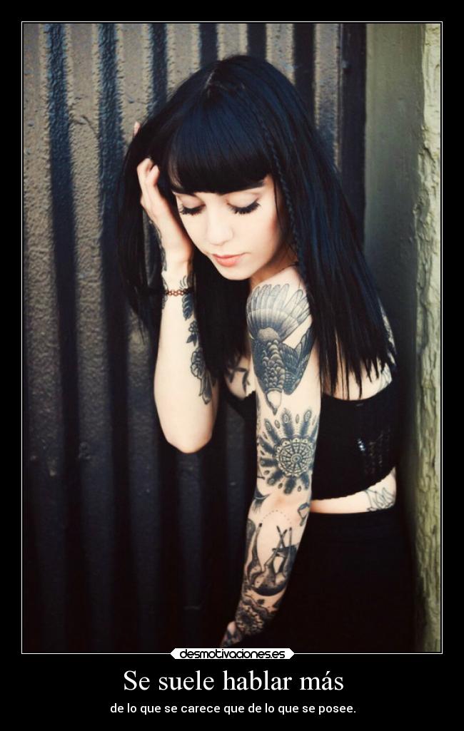 Se suele hablar más - 