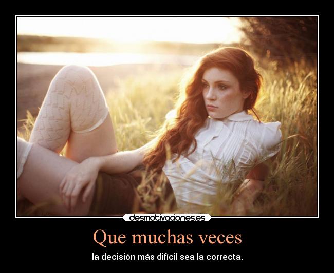 Que muchas veces - 