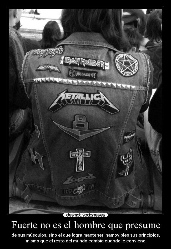 Fuerte no es el hombre que presume -