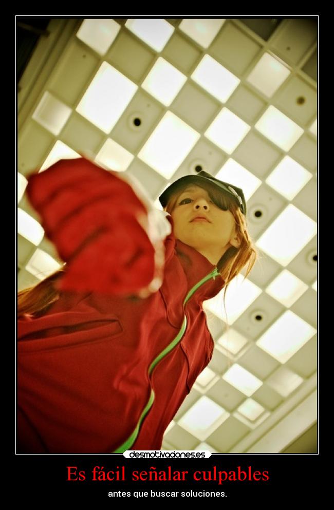 Es fácil señalar culpables -