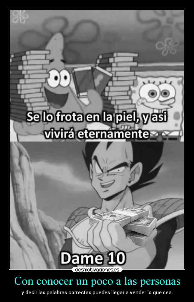 Con conocer un poco a las personas - 