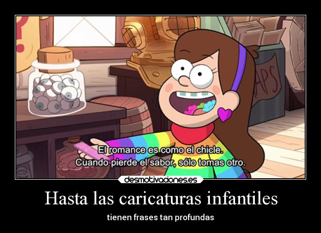 Hasta las caricaturas infantiles -