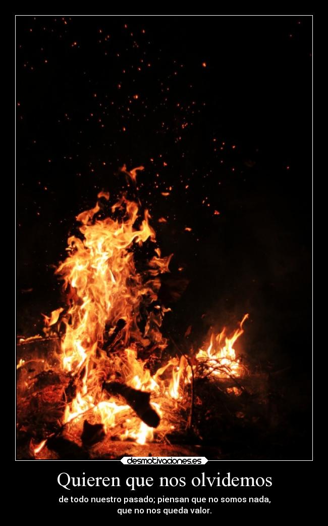 Quieren que nos olvidemos -