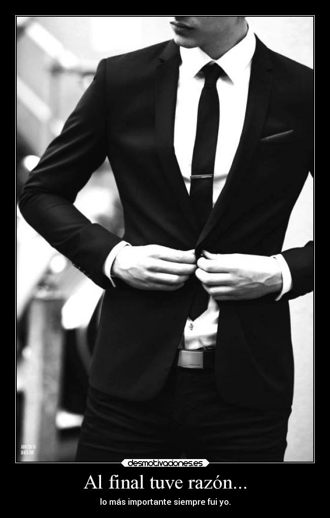 Al final tuve razón... -