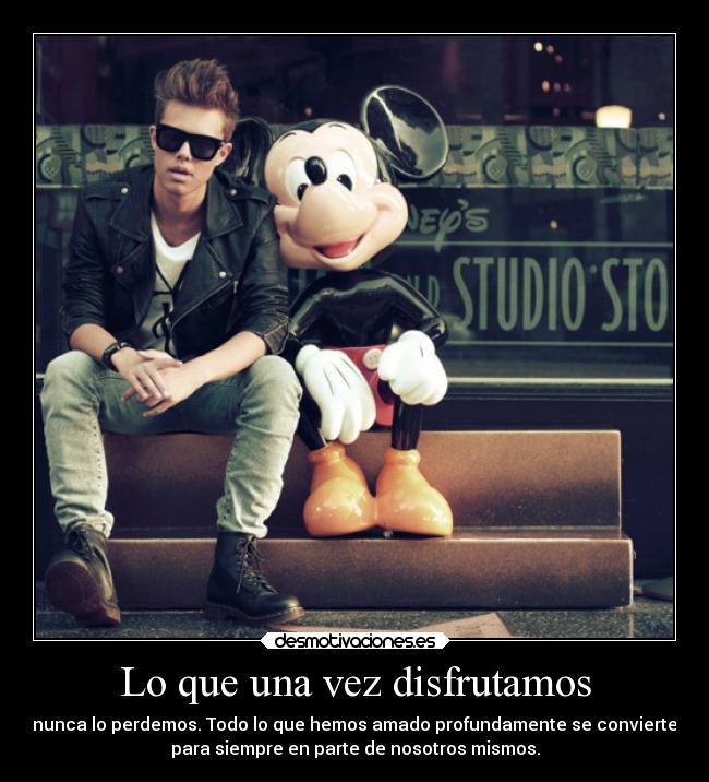 Lo que una vez disfrutamos -