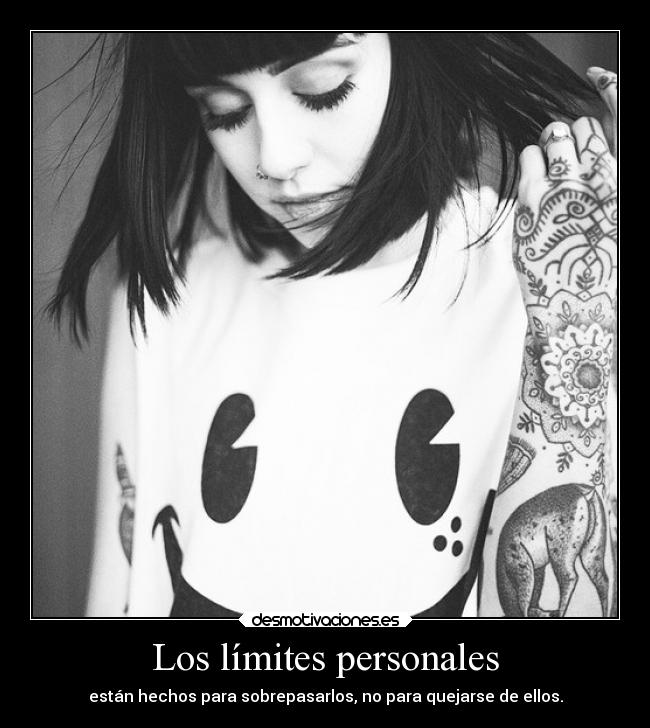 Los límites personales -