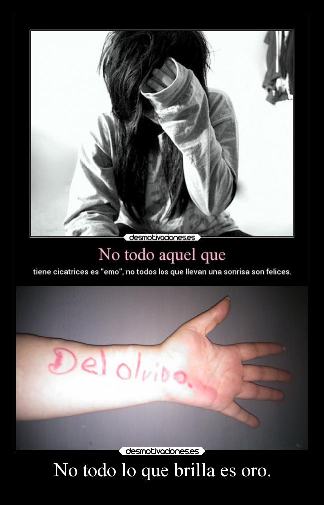 No todo lo que brilla es oro. - 