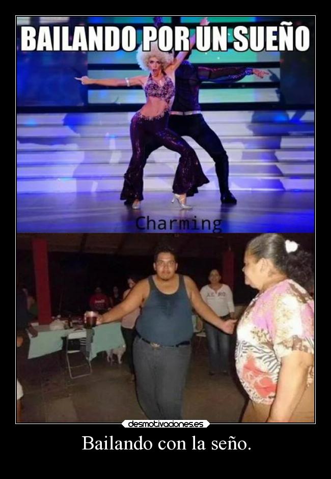 Bailando con la seño. - 