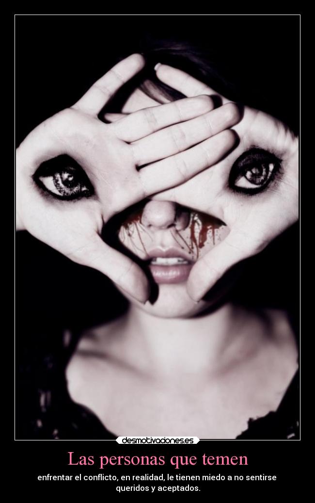 Las personas que temen - 