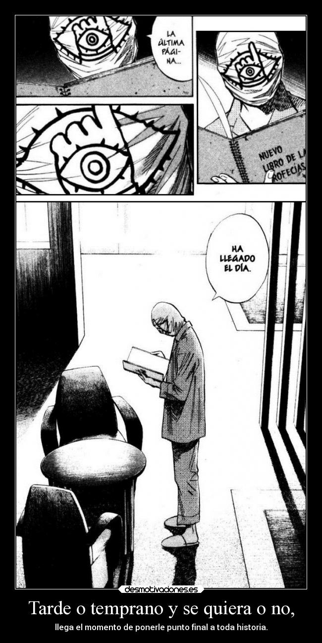 carteles vida muerte mundo anime raptorhunters harukaze manga 20th century boys amigo fina final libro dia desmotivaciones