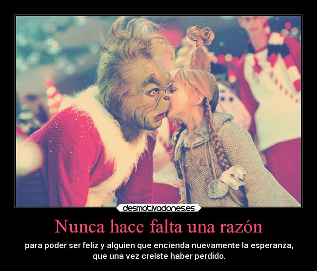 Nunca hace falta una razón -