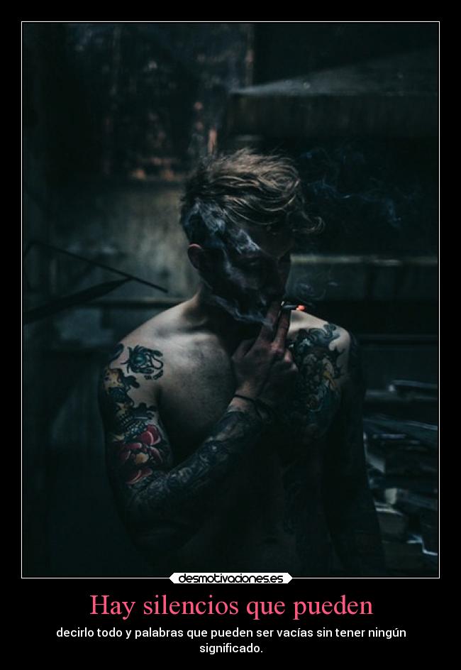 Hay silencios que pueden - 