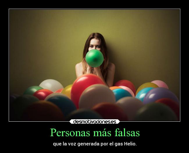 Personas más falsas -