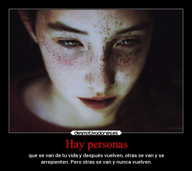Hay personas -
