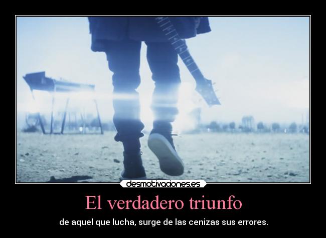 El verdadero triunfo -