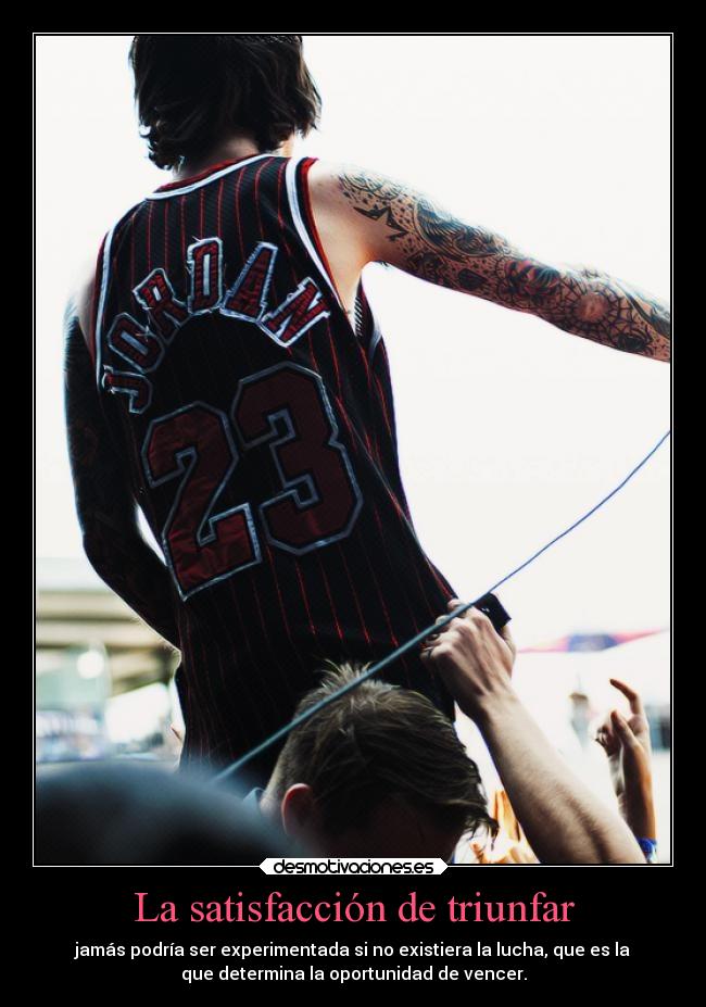 La satisfacción de triunfar - 