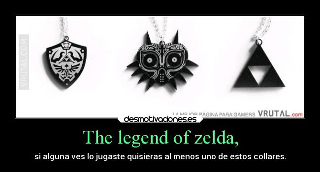 The legend of zelda, - si alguna ves lo jugaste quisieras al menos uno de estos collares.