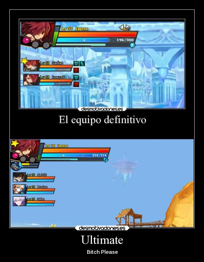 carteles videojuegos elsword rune slayer blade master deadly chaser lunatic psyker raven chung add super team desmotivaciones