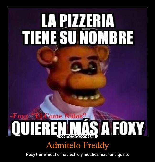 carteles videojuegos fivenightsaatfreddys desmotivaciones