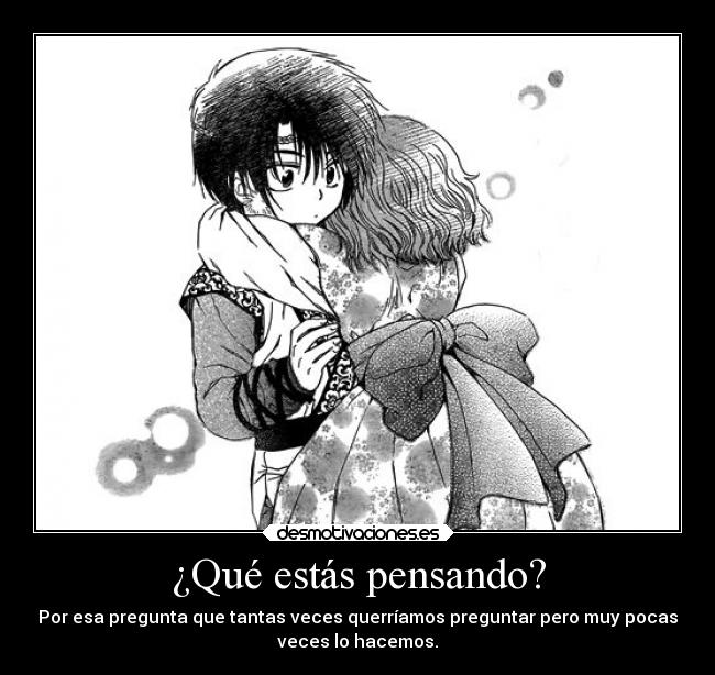 carteles abrazos inesperado manga akatsukinoyona preguntar desmotivaciones