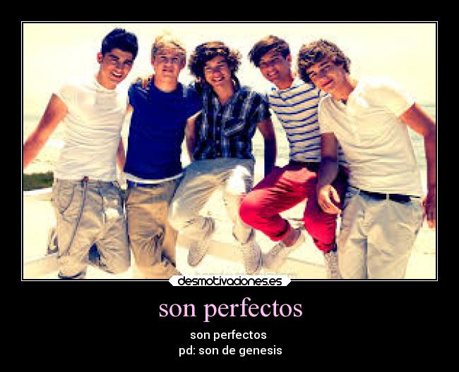 son perfectos -
