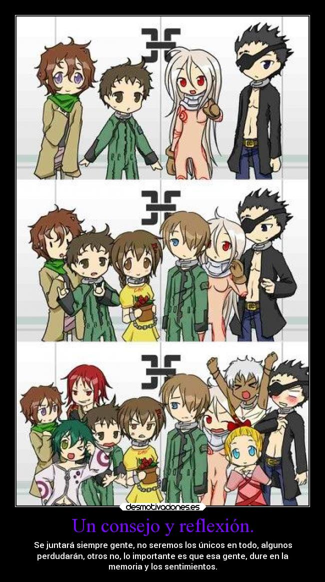 Un consejo y reflexión. -