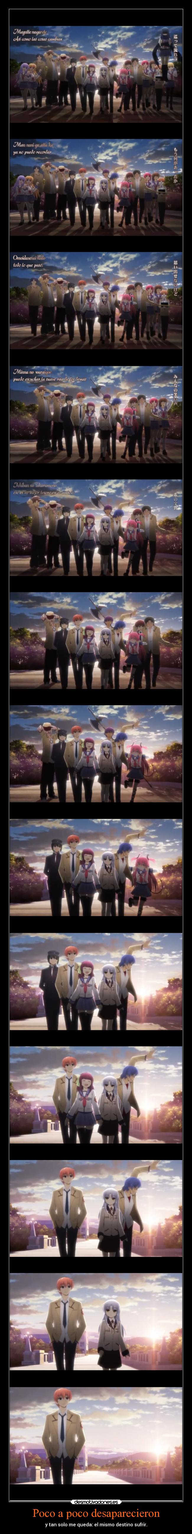 Poco a poco desaparecieron - 