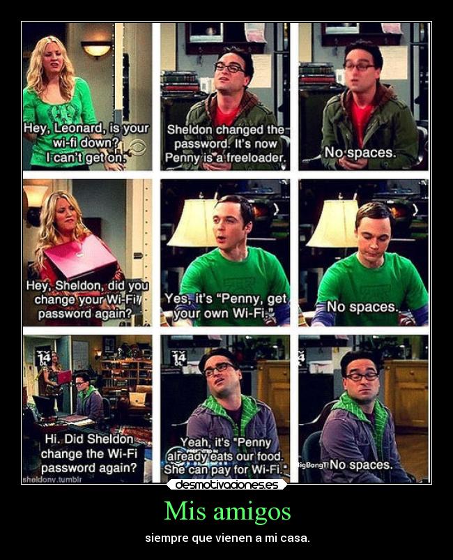 carteles amigos amistad bigbang wifi gracioso desmotivaciones