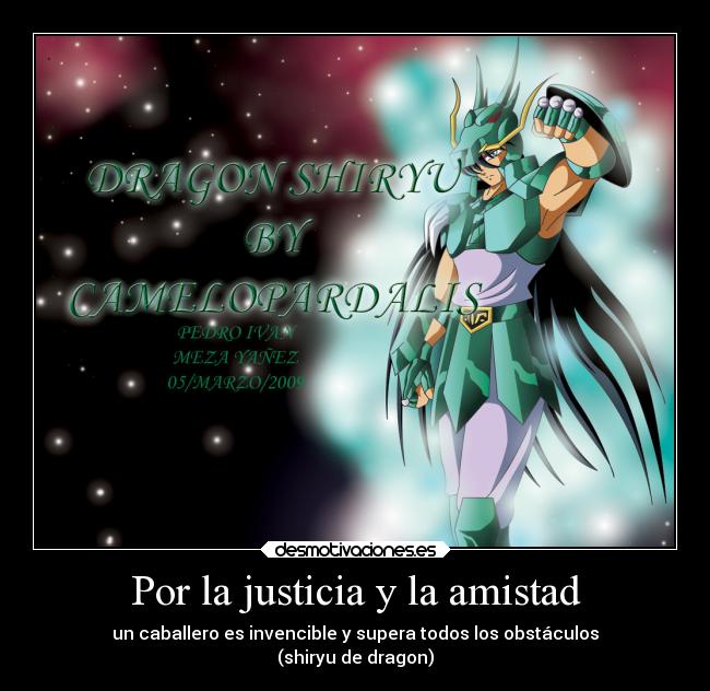 Por la justicia y la amistad -