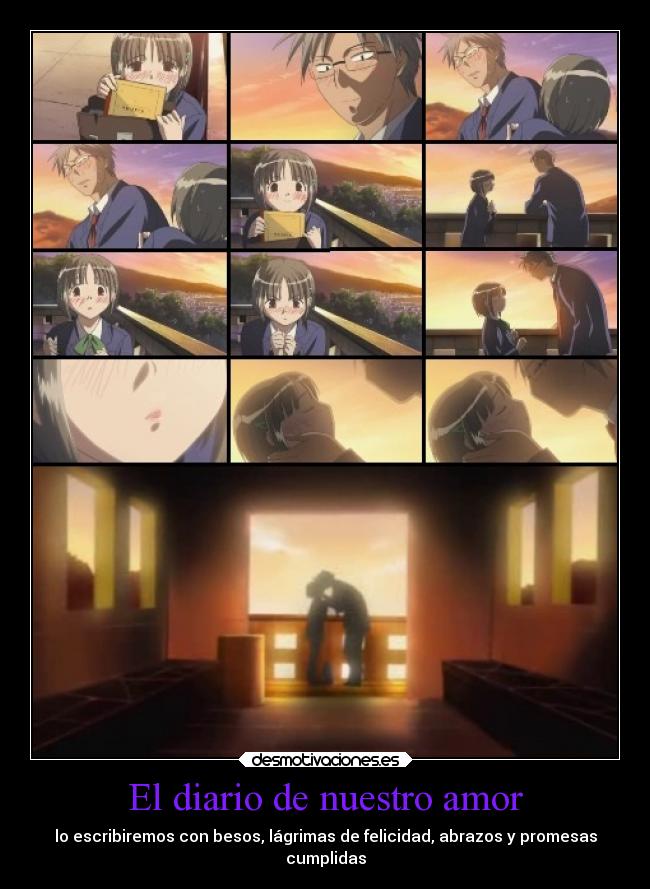 carteles amor anime saikano chise shu desmotivaciones