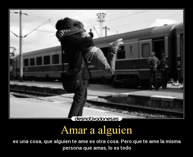 Amar a alguien -