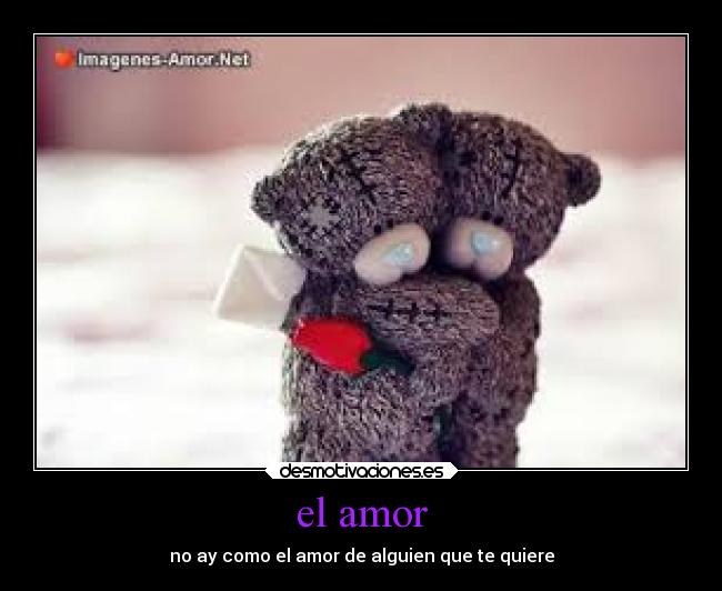 el amor -